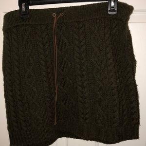 Polo Cable Knit skirt